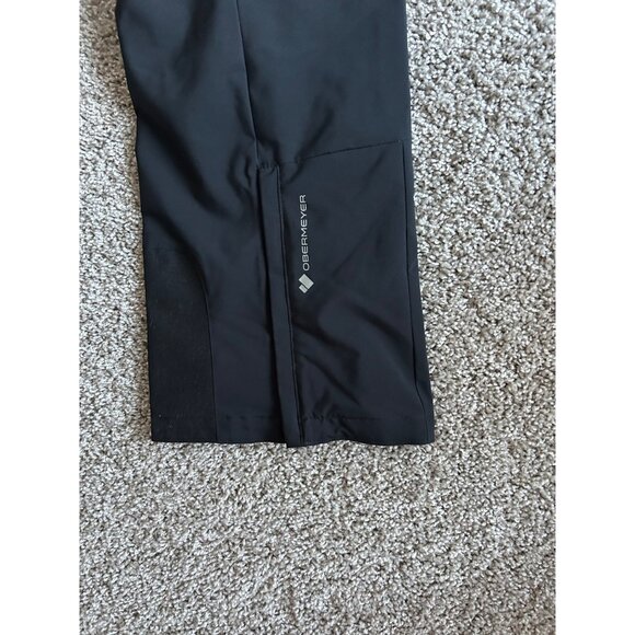 Obermeyer Womens Sz 10 Insulated Black Ski Pants Wide Leg Water-Resistant - Picture 8 of 14